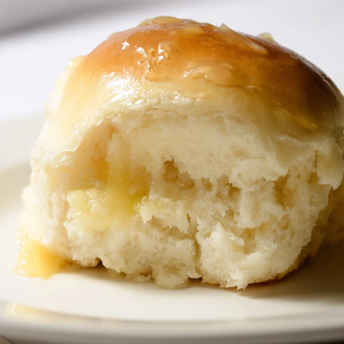 Close-up of warm Best Vegan Dinner Rolls revealing tender crumb, ideal for pairing with soup or a fresh salad.