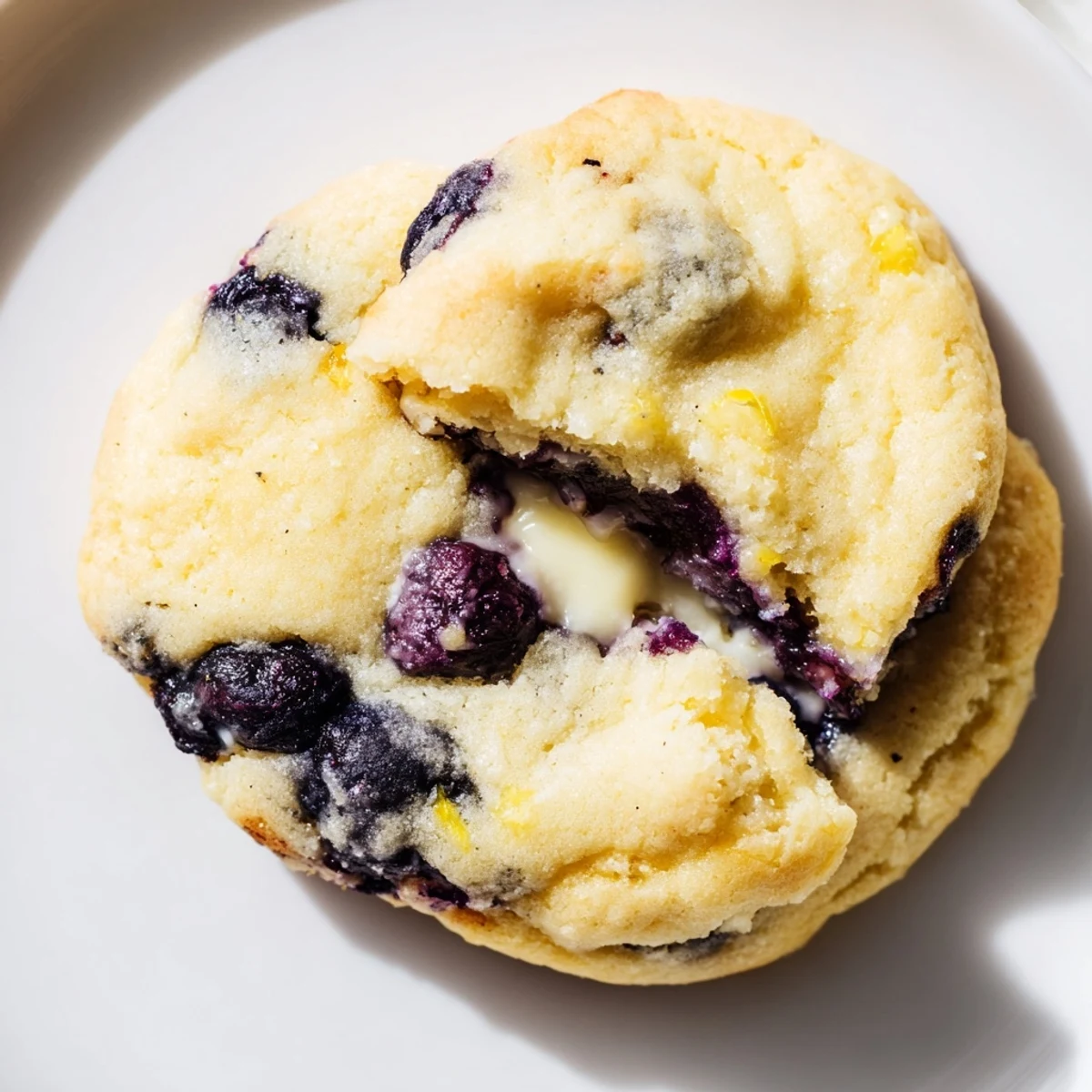 Lemon Blueberry Cheesecake Cookies