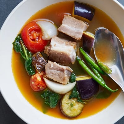 Filipino Sinigang Sour Soup