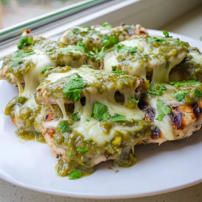 Pepper Jack Salsa Verde Chicken